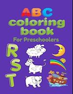 ABC Coloring Book For Preschoolers