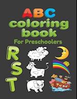 ABC Coloring Book For Preschoolers