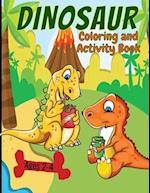 Dinosaur Coloring And Activity Book Ages 2-4