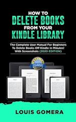 How to Delete Books from Your Kindle Library