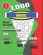 1,000 + Numbricks puzzles easy levels