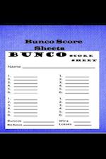 Bunco Score Sheets