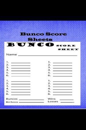 Bunco Score Sheets