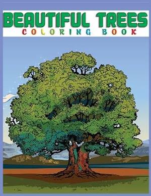 Beautiful Trees Coloring Book