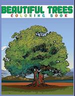 Beautiful Trees Coloring Book