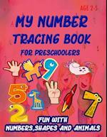 My Number Tracing Book For Preschoolers