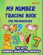 My Number Tracing Book For Preschoolers