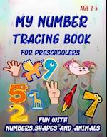 My Number Tracing Book For Preschoolers