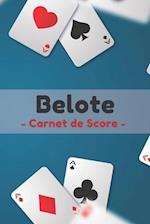 Belote Carnet de Score