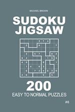 Sudoku Jigsaw - 200 Easy to Normal Puzzles 9x9 (Volume 6)