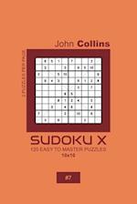 Sudoku X - 120 Easy To Master Puzzles 10x10 - 7