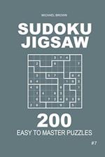 Sudoku Jigsaw - 200 Easy to Master Puzzles 9x9 (Volume 7)