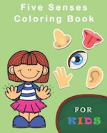 Five Senses Coloring Books For Kids