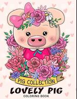 Lovely Pig Coloring Book