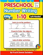 Preschool Number Writing 1 - 10, Left handed kids, Ages 3+