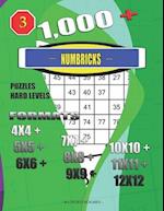 1,000 + Numbricks puzzles hard levels