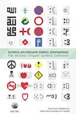 Flat Bicolour Origami Symbols Collection