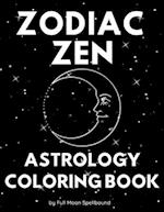 Zodiac Zen Astrology Coloring Book