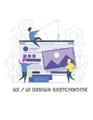 Fa Ux Ui Design Sketchbook For Wireframes Af Ux Ui Designer Som Paperback Bog Pa Fransk