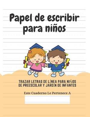 Papel de escribir para niños