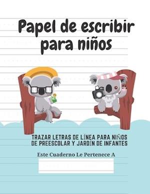 Papel de escribir para niños