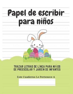 Papel de escribir para niños