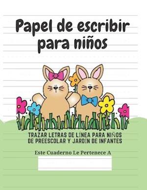 Papel de escribir para niños