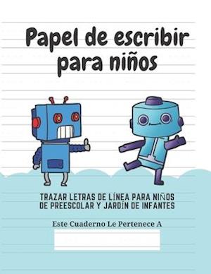 Papel de escribir para niños