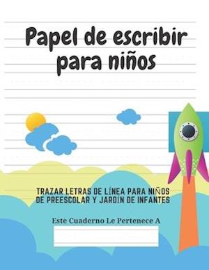 Papel de escribir para niños