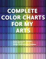 Complete Color Charts for my Arts - Color Swatches Themes, Color Wheels, Image Inspired Color Palettes