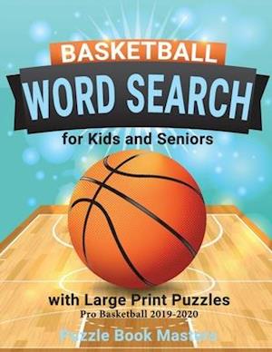 Basketball Word Search for Kids and Seniors with Large Print Puzzles