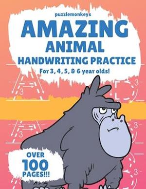 Amazing Animal Handwriting Practice for 3, 4, 5 & 6 year olds!