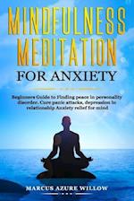 Mindfulness meditation for anxiety