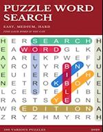 Puzzle Word Search Easy, Medium, Hard Find Each Word If You Can 100 Various Puzzles 2020