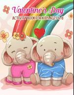 Valentine's Day Activity Book For Kids Ages 4-8