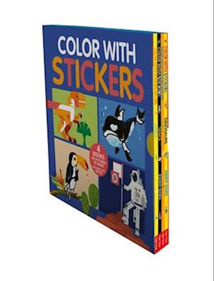 Color with Stickers 4-Book Boxed Set