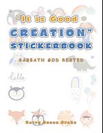 "It Is Good - Creation" Stickerbook