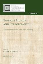 Biblical Humor and Performance 