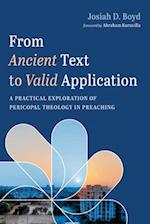 From Ancient Text to Valid Application 