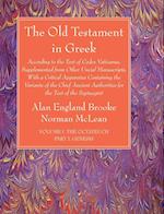 The Old Testament in Greek, Volume I The Octateuch, Part I Genesis 