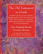The Old Testament in Greek, Volume I The Octateuch, Part II Exodus and Leviticus 