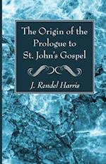 The Origin of the Prologue to St. John's Gospel 