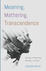 Meaning, Mattering, Transcendence 