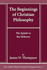 The Beginnings of Christian Philosophy