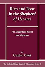 Rich and Poor in the Shepherd of Hermas