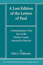 A Lost Edition of the Letters of Paul