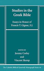Studies in the Greek Bible 