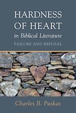 Hardness of Heart in Biblical Literature 