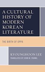 A Cultural History of Modern Korean Literature