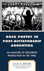 Rock Poetry in Post-Dictatorship Argentina